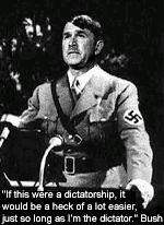 Bush as Hitler